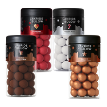 Load image into Gallery viewer, CHRISTMAS COLLECTION save R120 | Classic Salty Caramel , Raspberry, Frozen Mint, Dbl Chocolate
