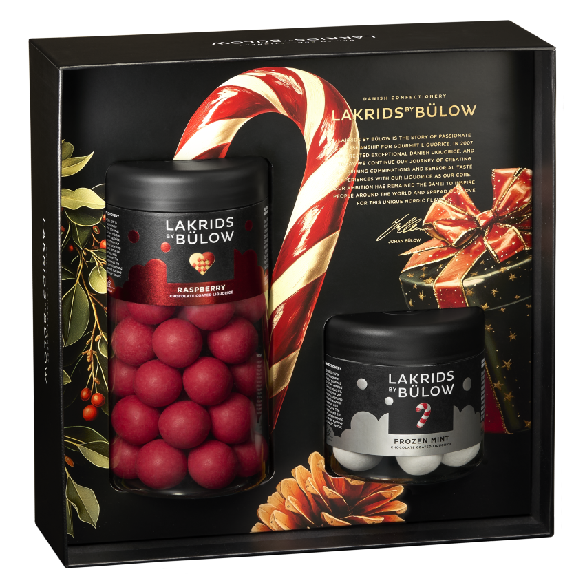 CRISPY RASPBERRY + FROZEN MINT | GIFT BOX 385G