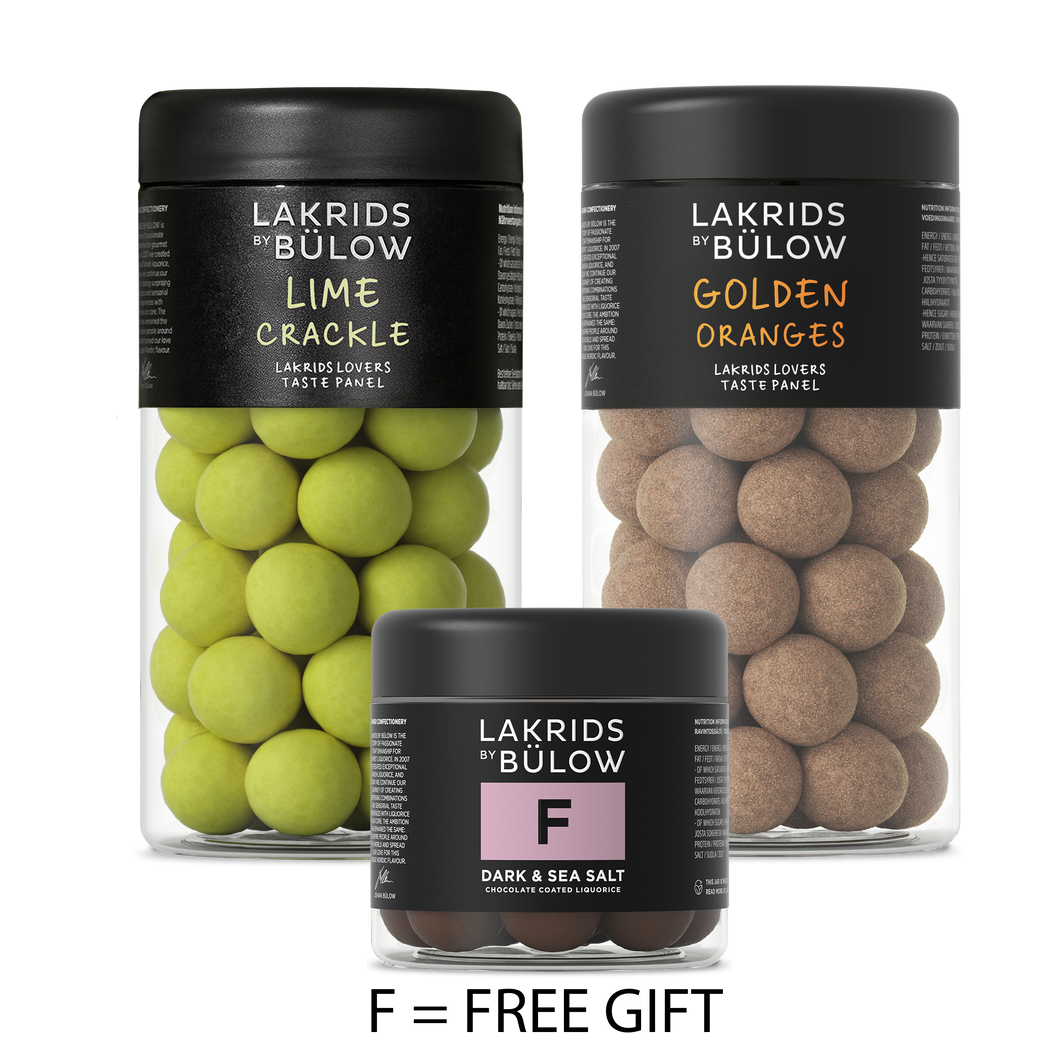 LAKRIDS LOVERS LAB | 2 X 295 G + FREE F DARK & SEA SALT 125G